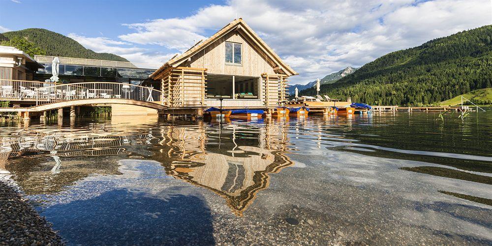 Strandhotel Am Weissensee Exterior foto